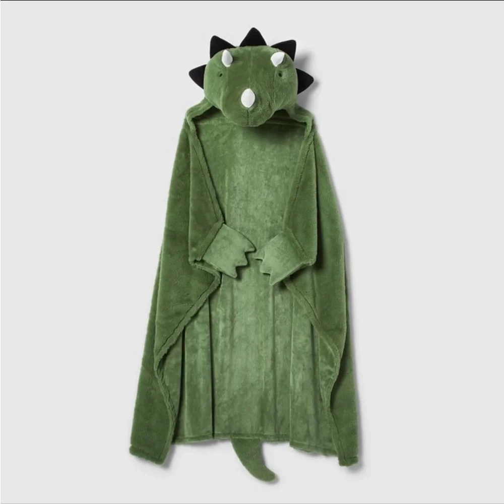 Pillowfort Hooded Dinosaur Blanket